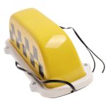 Знак "ТАКСИ" TX-201 YELLOW (шаш.) магнитный с подсветкой 12V MEGA ELECTRIC /1/20 HIT