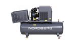 Компрессор винтовой, 5,5 кВт, 10 бар, 660 л/мин, ресивер 230 л, IP54 NORDBERG NCF7,5R — изображение 3