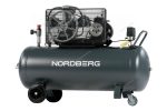 Компрессор поршневой с ременной передачей 380В, ресив. 200л, 580л/мин NORDBERG NCP200/580