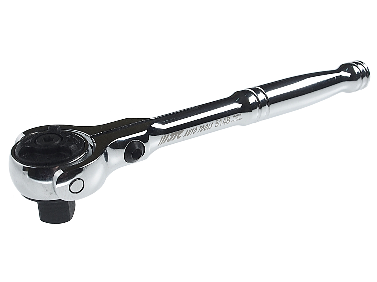 180186-yy7wmn Ключ трещотка 3/8" 72 зуба 146мм шарнирный металлическая рукоятка JTC — изображение 1