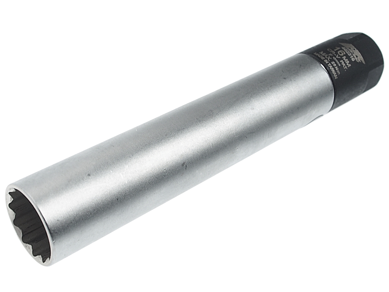 189748-6uda4z Головка свечная 3/8" 16мм 12-ти гранная с фиксированным усилием затяжки JTC — изображение 1