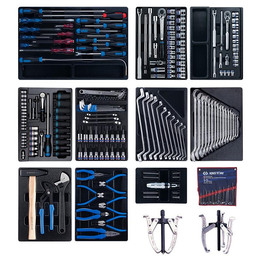 1iiwskdbrnzjxnncjjx1b9uz2m66zqho Набор инструментов для тележки KING TONY king tony 946-100mrd-mt — изображение 1