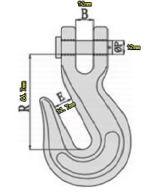 Цепь с крюком L=1,2 м (1 шт.) — изображение 3
