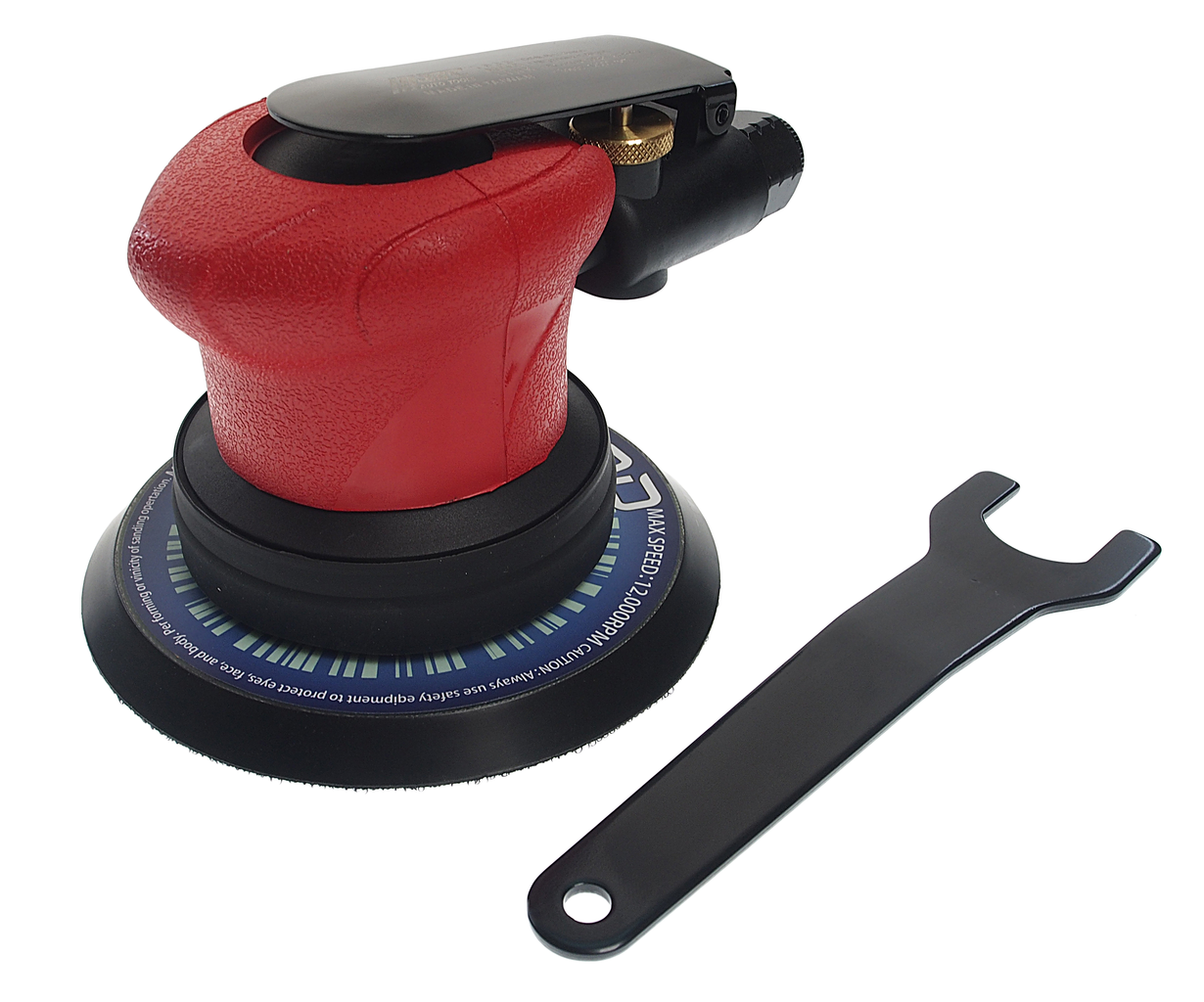 249103-zsxl0j Машинка пневматическая шлифовальная 12000об/мин.,90PSI,диск 5",(без отверстия) орбита 5мм JTC — изображение 1