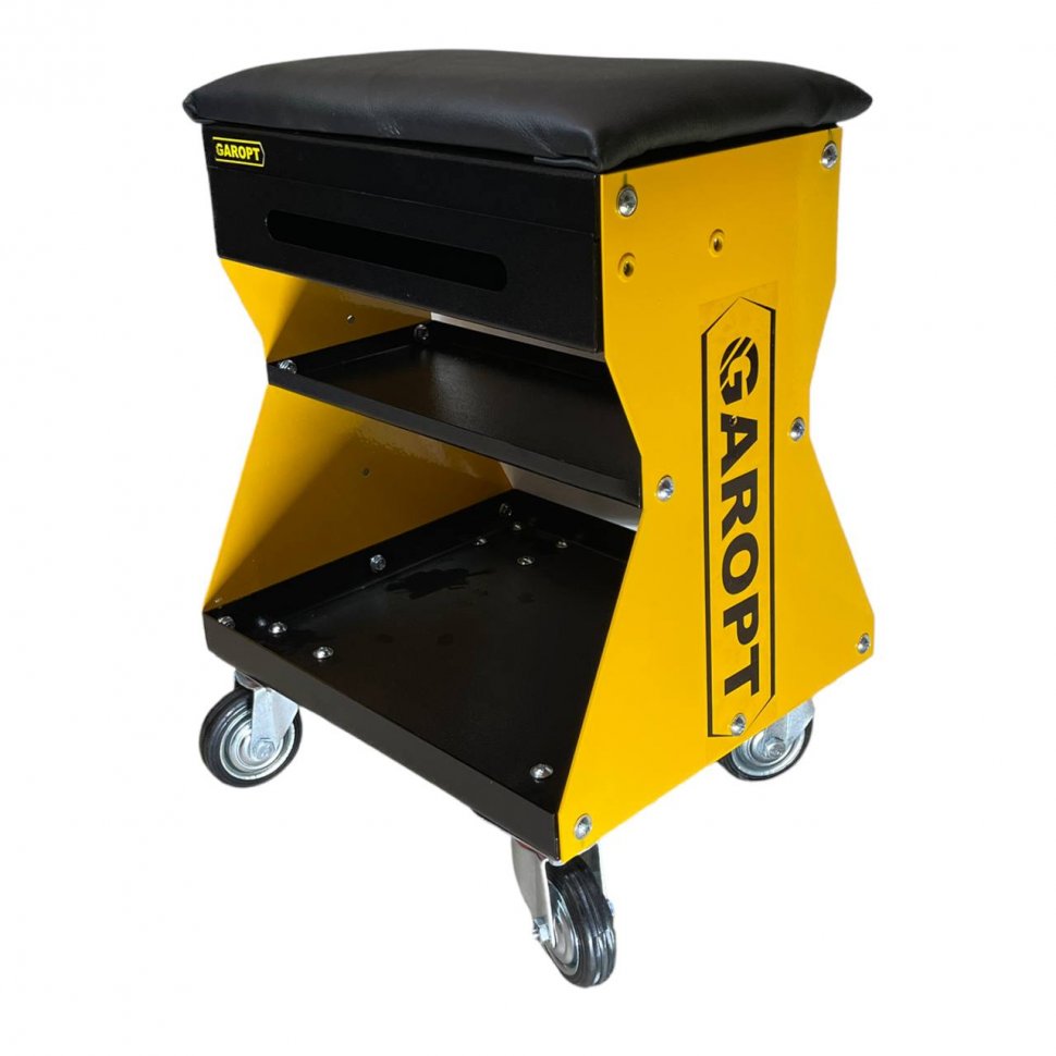 25730.970 Стул / сиденье автослесаря GAROPT желтый — изображение 1