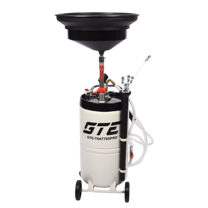 Установка для замены масла 65л с поворотным поддоном 15л и колбой GTE