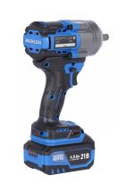 Гайковерт аккумуляторный, 1/2", 21 В, 1000 Нм, 2 аккумулятора 4 A и зарядное устройство, в кейсе NORDBERG NE805K — изображение 14