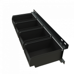 Держатель GAROPT для лотков 4шт на экран (лотки в комплекте), крепление на инструментальную тележку или перфорированную панель — изображение 2