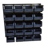 Держатель GAROPT для лотков 20шт (лотки в комплекте), крепление на стену или перфорированную панель — изображение 3