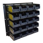 Держатель GAROPT для лотков 20шт (лотки в комплекте), крепление на стену или перфорированную панель — изображение 4