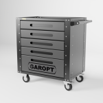 Gt5 Тележка инструментальная Garopt 5 ящиков БЕЗ ЦВЕТОВЫХ ФАСАДОВ, GAROPT Серия "Low-cost"