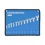 Набор ключей комбинированных 12 шт, планшет тетрон NORDBERG 10212P