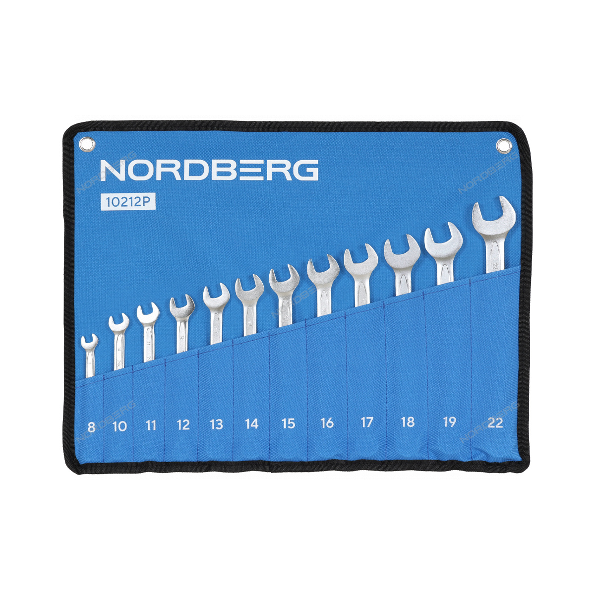 396c798my3whghnafkfk8cpk9g67nz8t Набор ключей комбинированных 12 шт, планшет тетрон NORDBERG 10212P — изображение 1