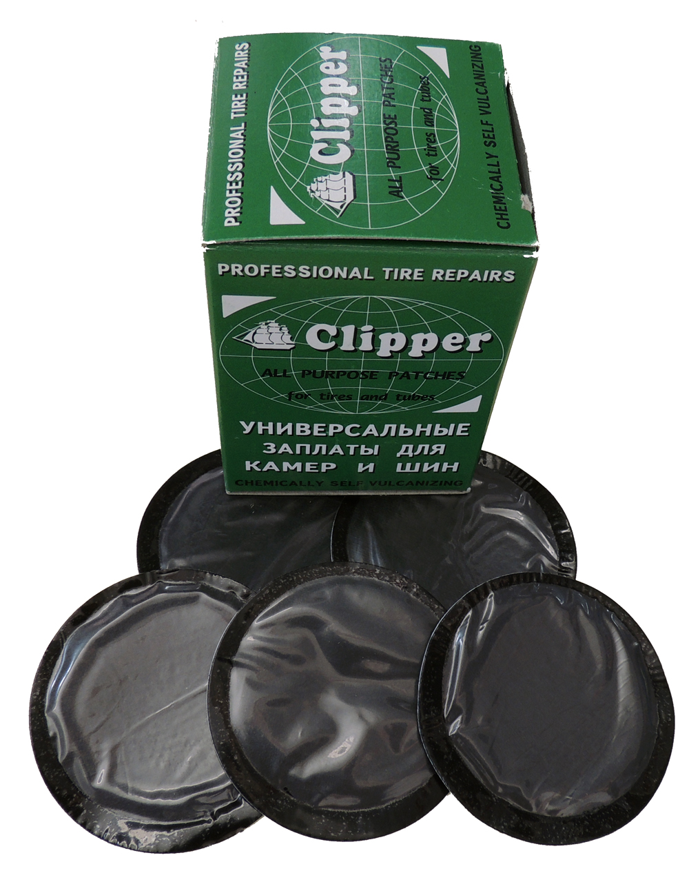3f75e81eela14xacq3repr7bzyhmszy2 CLIPPER НАБОР ЗАПЛАТ B057 камерные 57мм (30шт.) — изображение 1