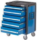 Тележка инструментальная, 5 выдвижных ящиков, синяя NORDBERG T5N(B) — изображение 2