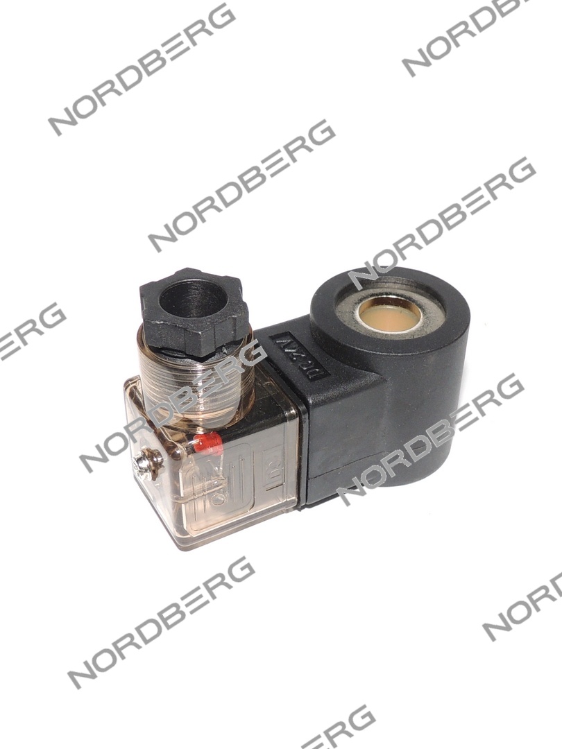 4zb35ln40weymo30nzfc8qgb7a1g1f93 NORDBERG ЗАПЧАСТЬ КАТУШКА электромагнитного спускного клапана D35-803 для N632-3 — изображение 1