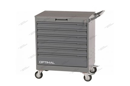 Тележка инструментальная, 6 выдвижных серых ящиков OPTIMAL NT226 7012/7015