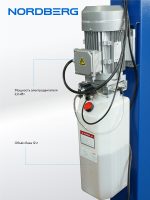 Подъемник 4-стоечный 4.5 т, c ручной траверсой 2 т N423, 380 В, синий 4445J_MB(M) — изображение 6