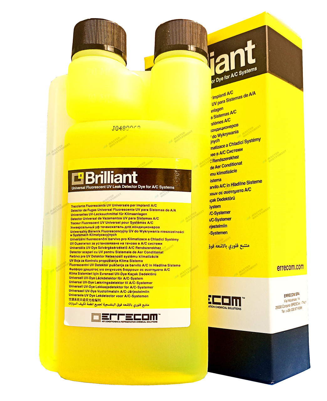 5i5ceztucf0aes8hvbajauw4zbt354yz UV краситель 350 ml (46 доз 7,5 мл) Errecom TR1103.01.S3 — изображение 1
