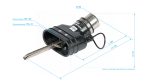 Насадка резиновая овальная с внутренним фиксатором на шланг D=100 мм NORDBERG AN100DP — изображение 2