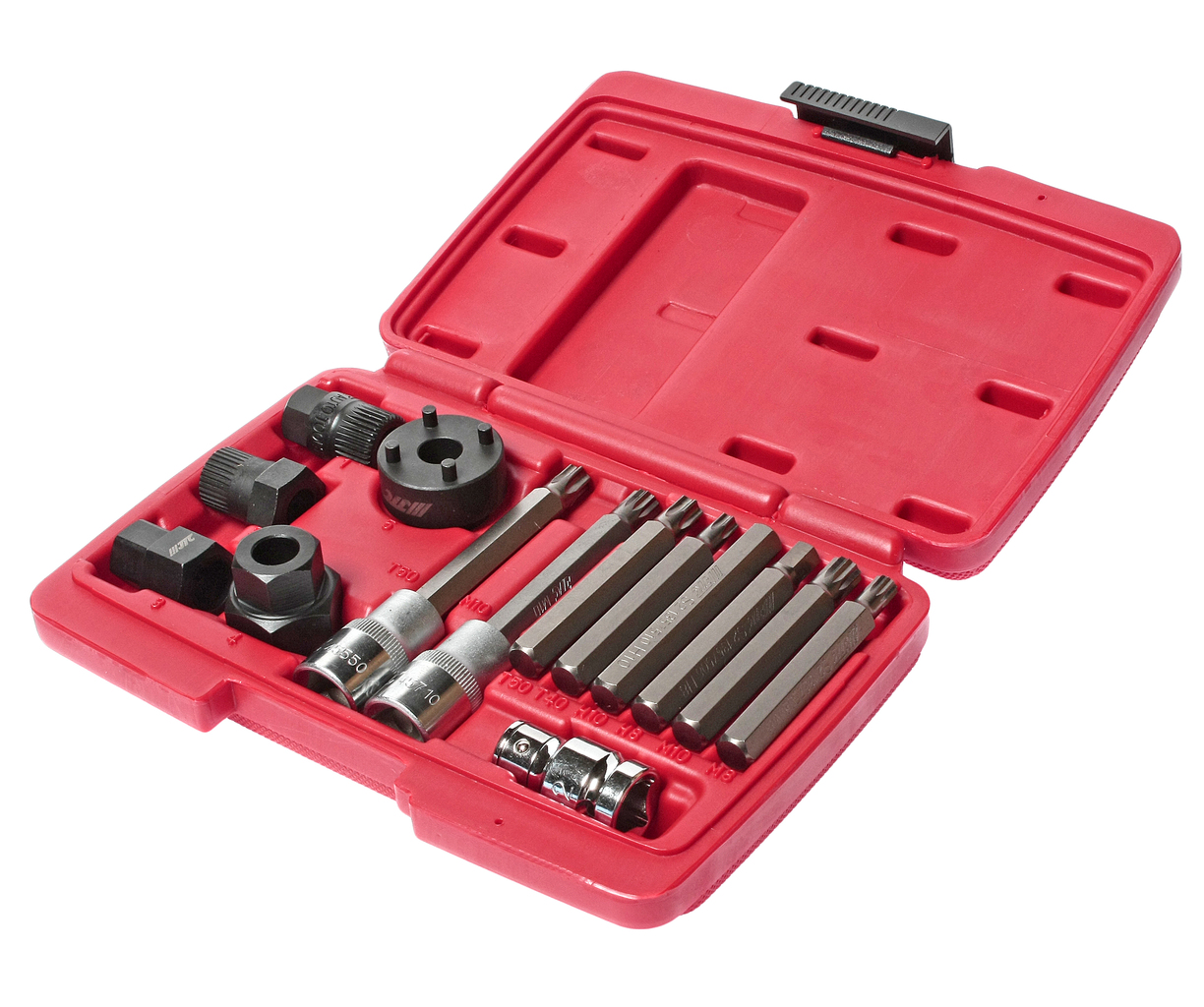 668292-ypgmwu Съемник шкивов генераторов 14 предметов в кейсе JTC — изображение 1