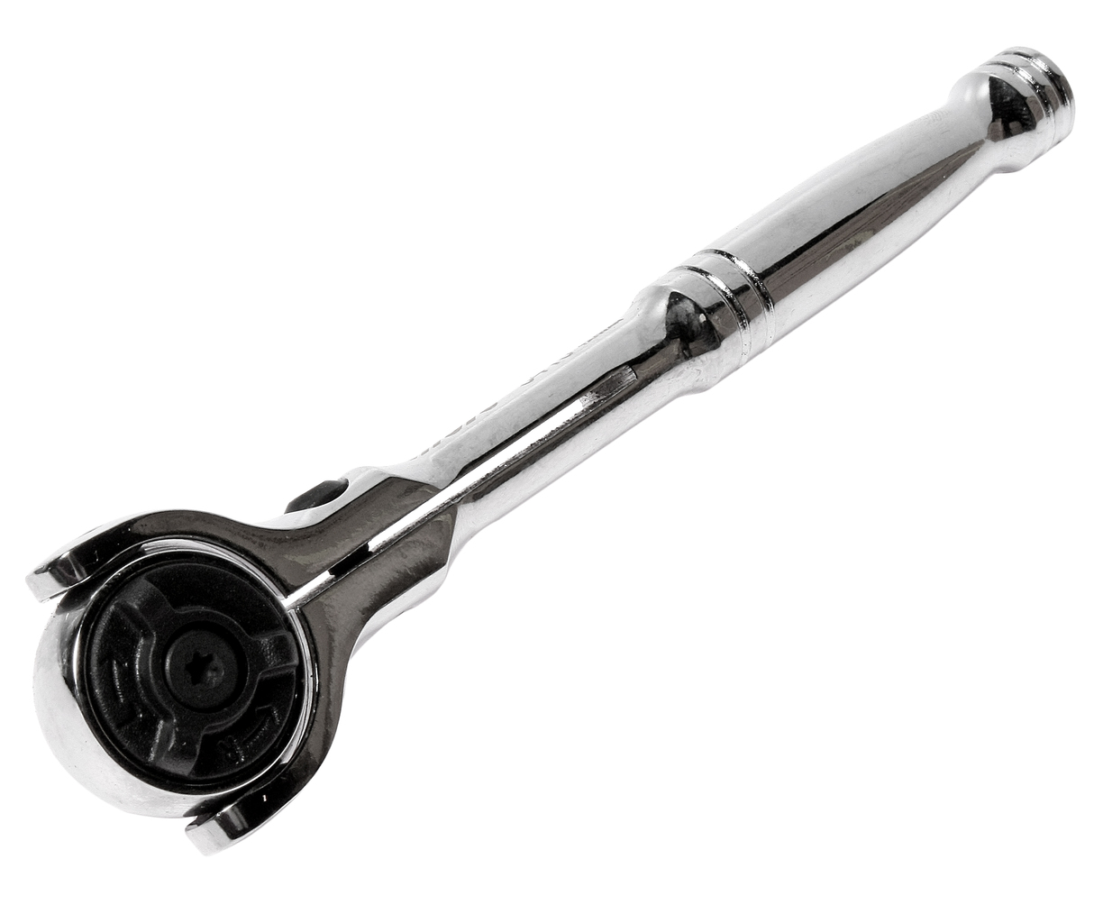 687159-9rb2tj Ключ трещотка 1/4" 72 зуба 146мм шарнирный металлическая рукоятка JTC — изображение 1