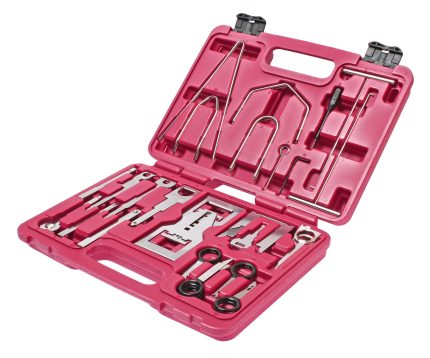 Набор инструментов для демонтажа авторадиоаппаратуры 46 предметов универсальный в кейсе JTC