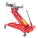 Домкрат подкатной 1т 200-750мм с вращающейся ручкой (для ДВС и КПП) JTC — изображение 4