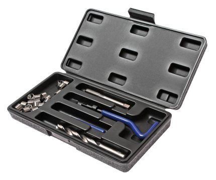 Набор инструментов и вставок для восстановления резьбы М10х1.0мм L=13.5мм 14 предметов JTC