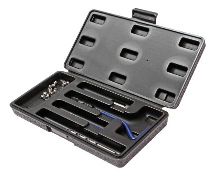 Набор инструментов и вставок для восстановления резьбы М6х1.0мм L=8.0мм 24 предмета JTC