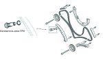 Натяжитель цепи ГРМ пневматический (PORSCHE Cayenne 4.5) JTC — изображение 3