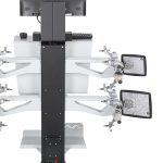 Стенд сход-развал 3D модель для ям и подъемников, серый NORDBERG C803 (7015) — изображение 3