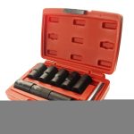 Набор головок для поврежденных болтов 1/2" 17-24мм 9 предметов JTC — изображение 2