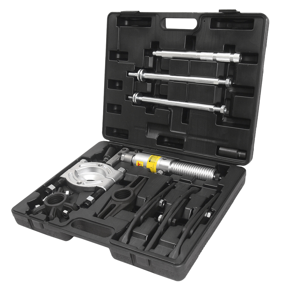 OLYMPUS DIGITAL CAMERA Съемник гидравлический 4т, длина 185/250, ширина 75/55-255/110, поршень 60мм масса 11кг в кейсе JTC — изображение 1