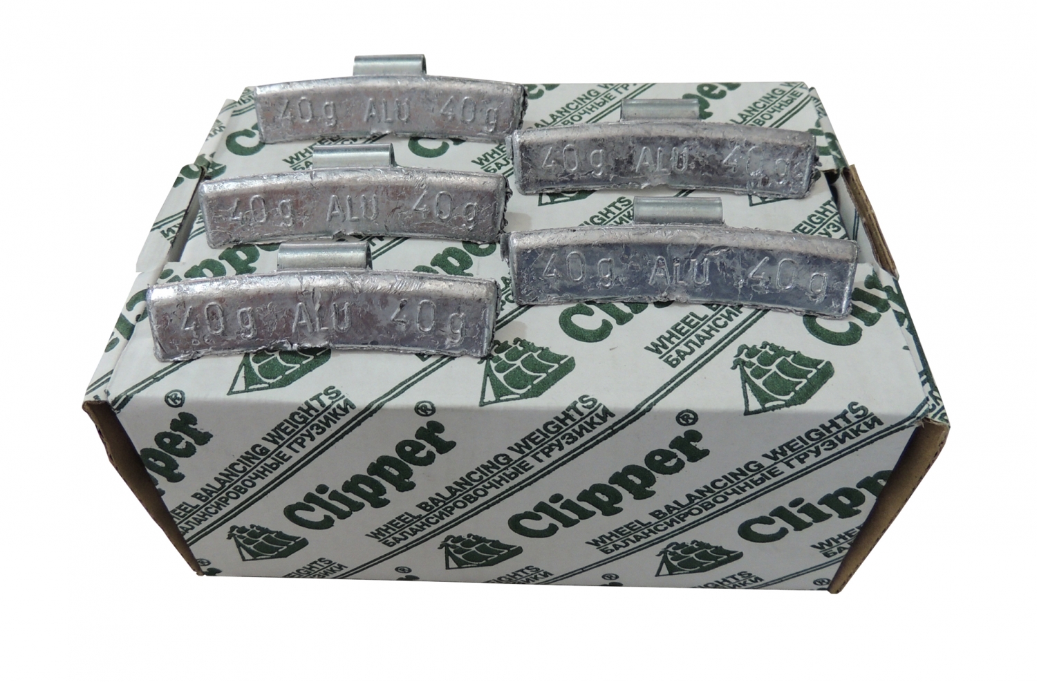 7hzpe8qpvu9ubat5nx7jr952lpubi3gf CLIPPER ГРУЗИК 0340 балансировочный для литого диска 40гр. (набор 50шт.) — изображение 1