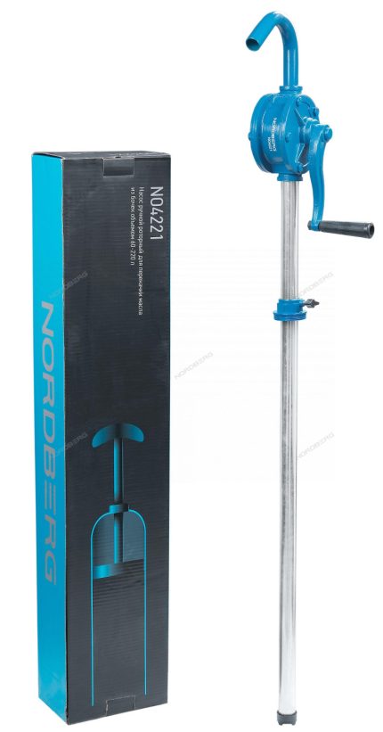 Насос ручной роторный для раздачи масла из бочек об. 60-220 л NORDBERG NO4221
