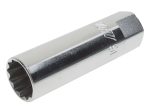 Головка свечная 3/8" 16мм 12-ти гранная с пружинным фиксатором JTC