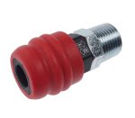 Переходник для компрессора M1/2" быстросъемный наружная резьба композитный двухрежимный JTC — изображение 2