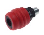 Переходник для компрессора M1/4" быстросъемный наружная резьба композитный двухрежимный JTC — изображение 2