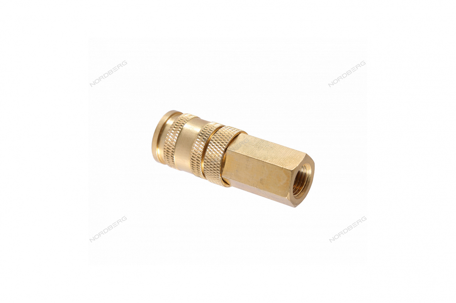 8d33wwou557ydnccuz2rkb37g358dmas Разъем "мама" быстросъемный - резьба F1/4", латунь NORDBERG NPF32B — изображение 1