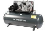 Компрессор поршневой с ременной передачей 380В, ресив. 500л, 1400л/мин NORDBERG NCP500/1400-16 — изображение 4
