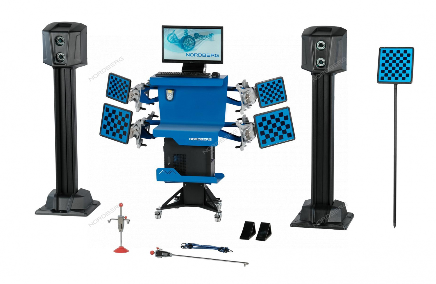 8ij2q1ssh3hbv0ui6xs2r01vwg8qgsxy Стенд сход-развал 3D для грузовых авто, синий NORDBERG C804 TRUCK (5005) — изображение 1