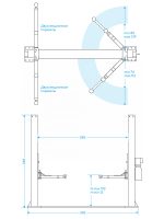 Подъемник двухстоечный 4 т, асимметричный, 380 В NORDBERG N4121A-4T_380 — изображение 3
