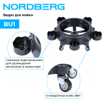 Ведро для мойки на колесах NORDBERG BU1 — изображение 3