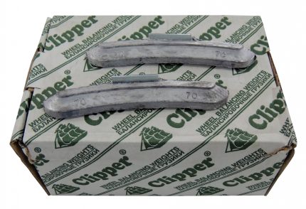 Грузики балансировочные для стальных дисков 70 г, 25 шт. CLIPPER 0270