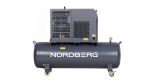 Компрессор винтовой, 5,5 кВт, 10 бар, 660 л/мин, ресивер 230 л, IP54 NORDBERG NCF7,5R — изображение 2