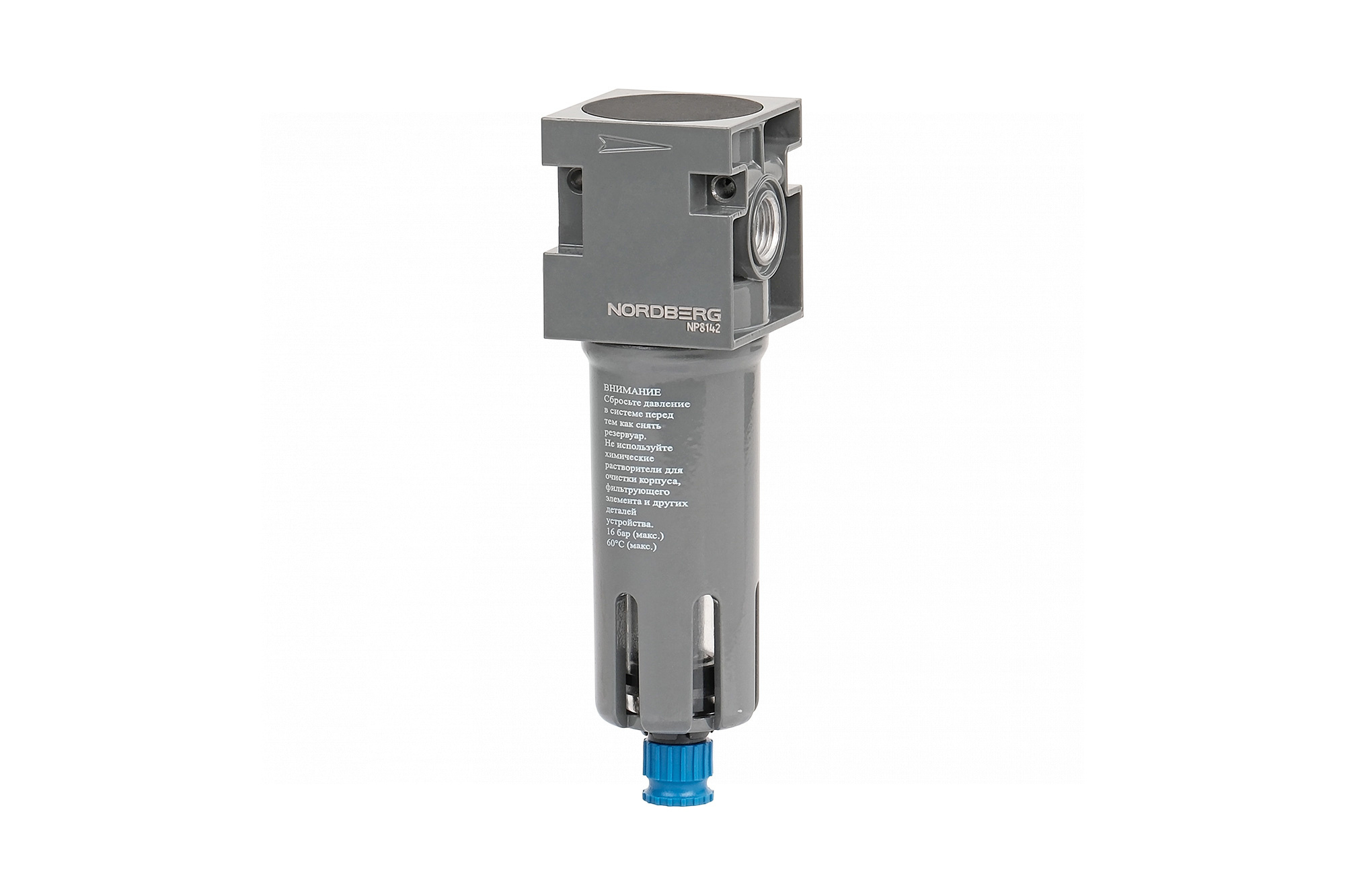 9soj3cfn07fjmklxezrb8q6dvj51jcq8 Фильтр воздушный, 1/4", 16 бар NORDBERG NP8142 — изображение 1