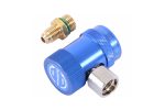 Муфта быстросъемная R134a низкое давление, синяя NORDBERG NFA8L — изображение 4