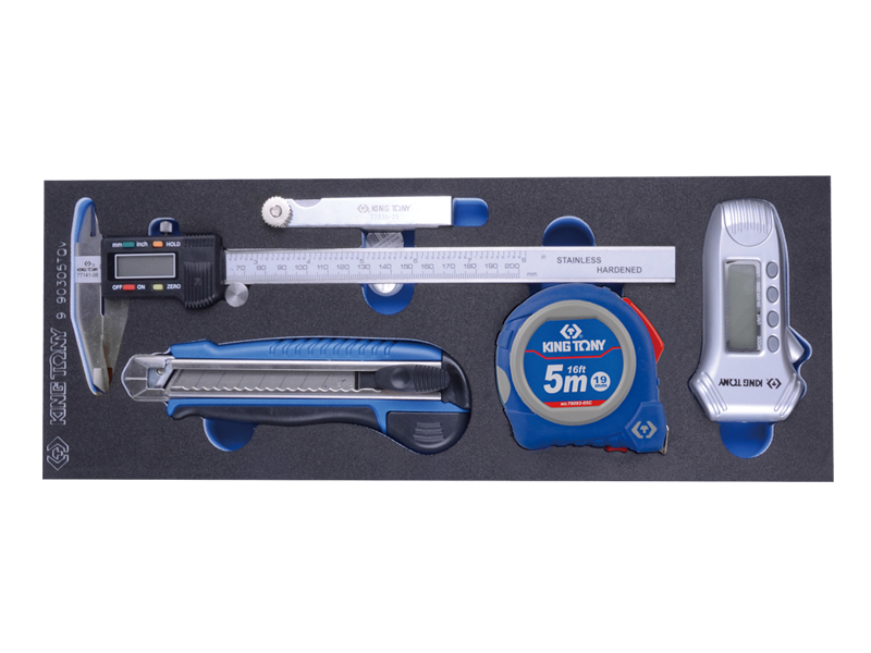 a7evkoonze0klypf025r7a0802npaha1 Набор измерительных инструментов, ложемент king tony 9-90305tqv — изображение 1