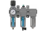 Фильтр воздушный с редуктором (5µm) + фильтр тонкой очистки (0,01µm) + осушитель 1/2" NORDBERG NP8235 — изображение 3